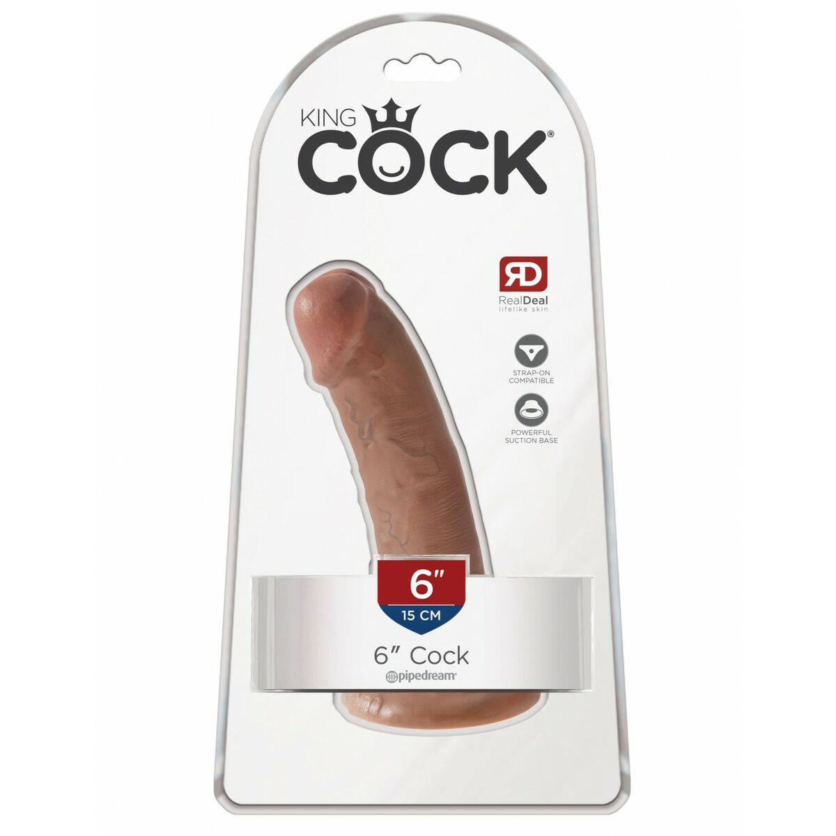 Realistisk dildo Pipedream - King Cock - 2