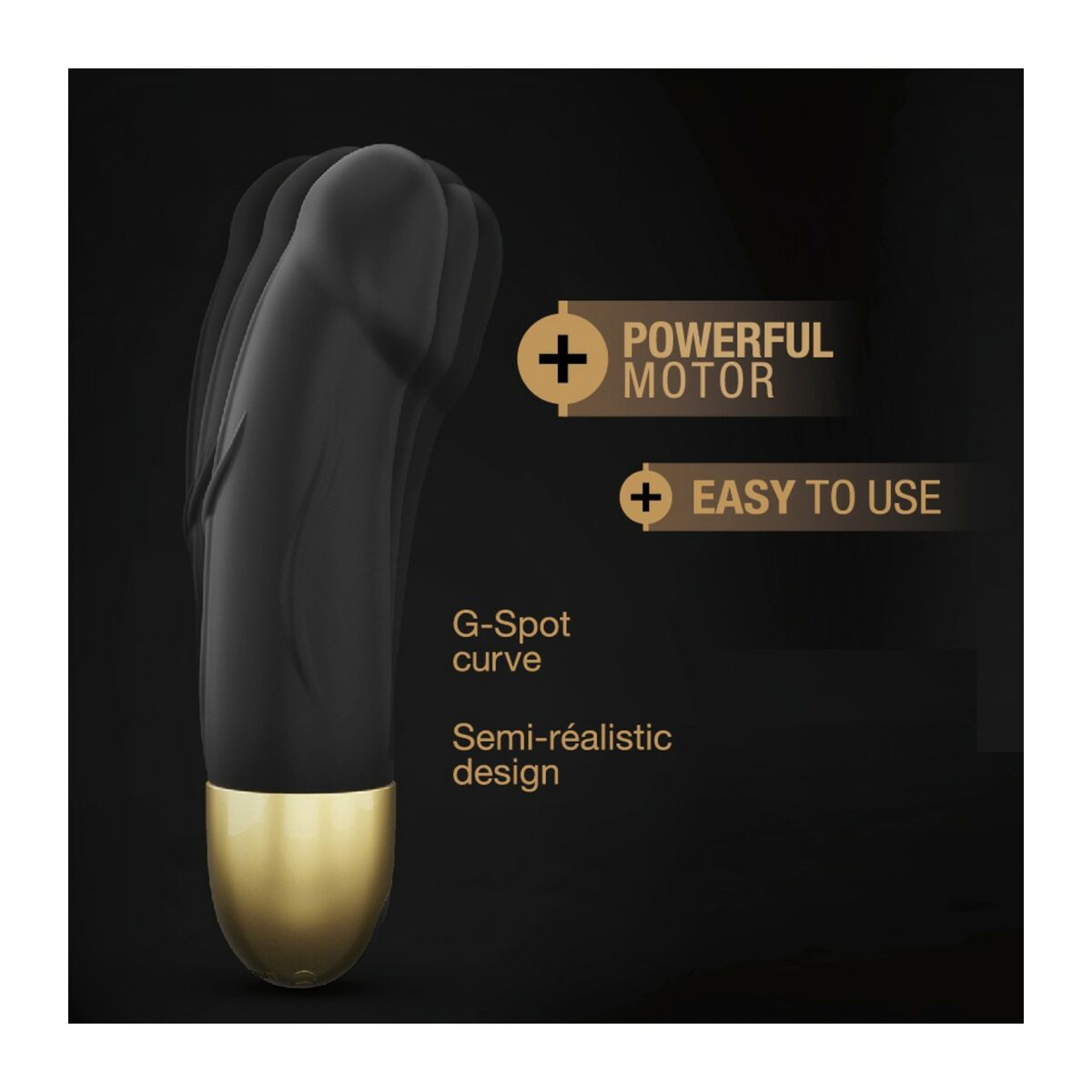 Vibrator Dorcel DOR193-SCHWARZ Svart S - 4