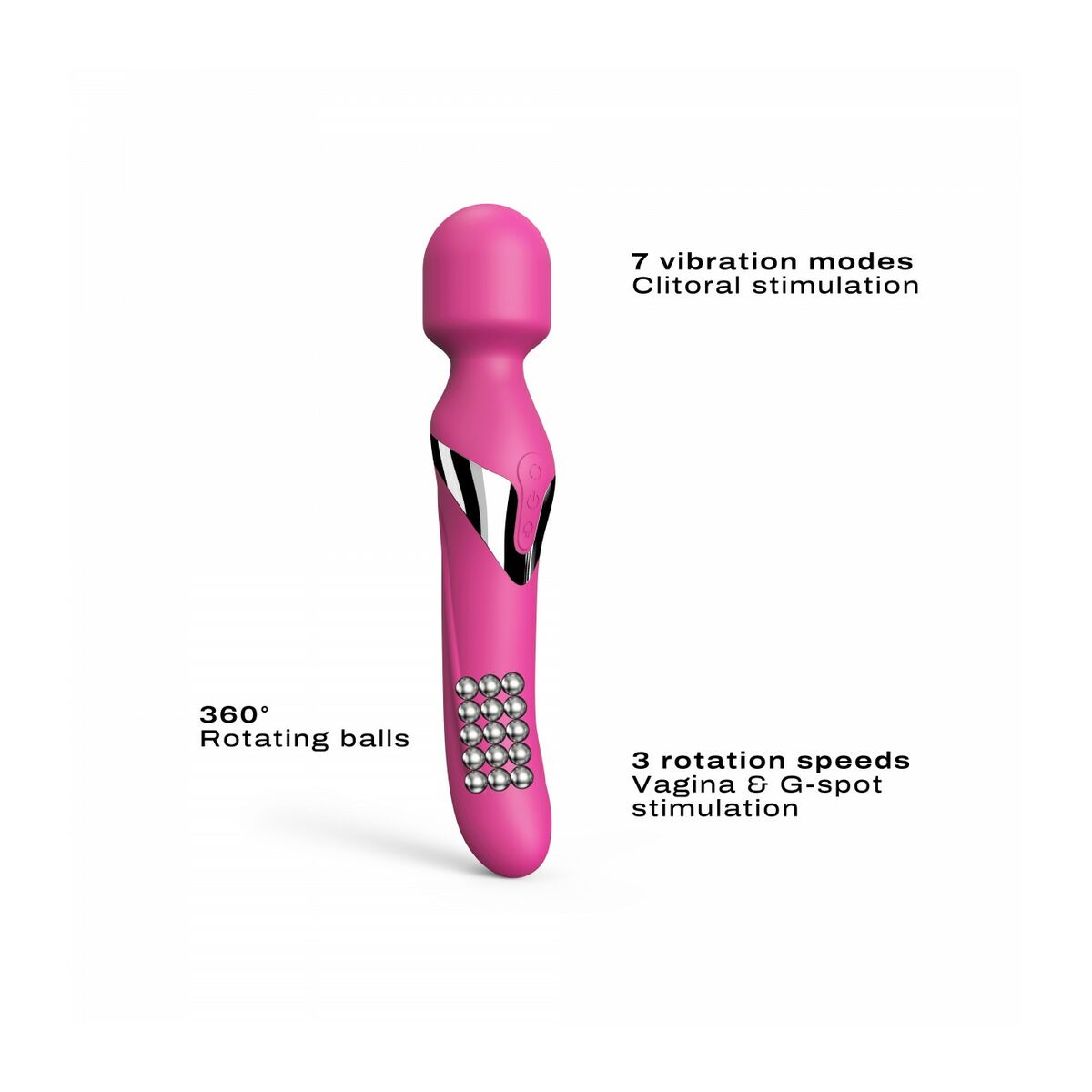Vibrator Marc Dorcel Dual Orgasms Pink Rosa - 4