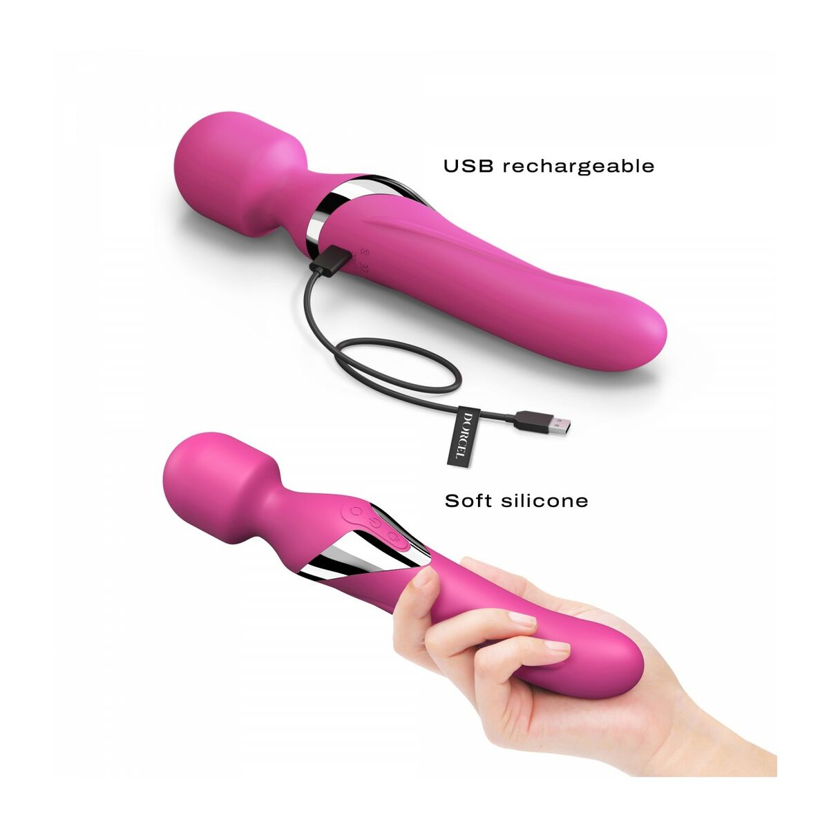 Vibrator Marc Dorcel Dual Orgasms Pink Rosa - 6