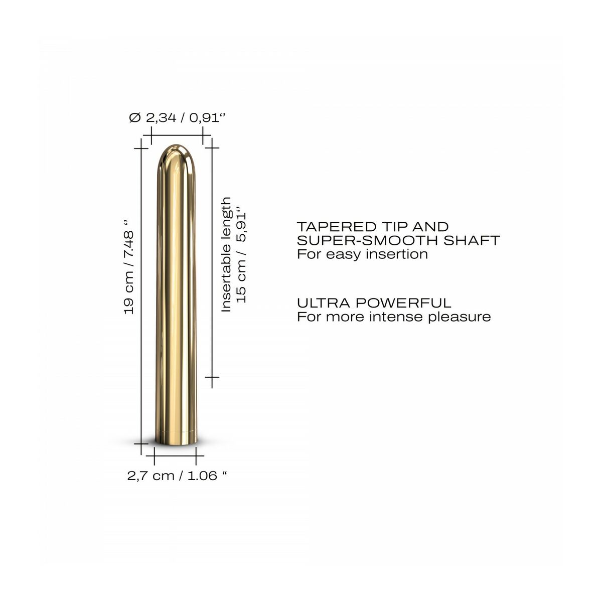 Vibrator Dorcel Gyllene - 4