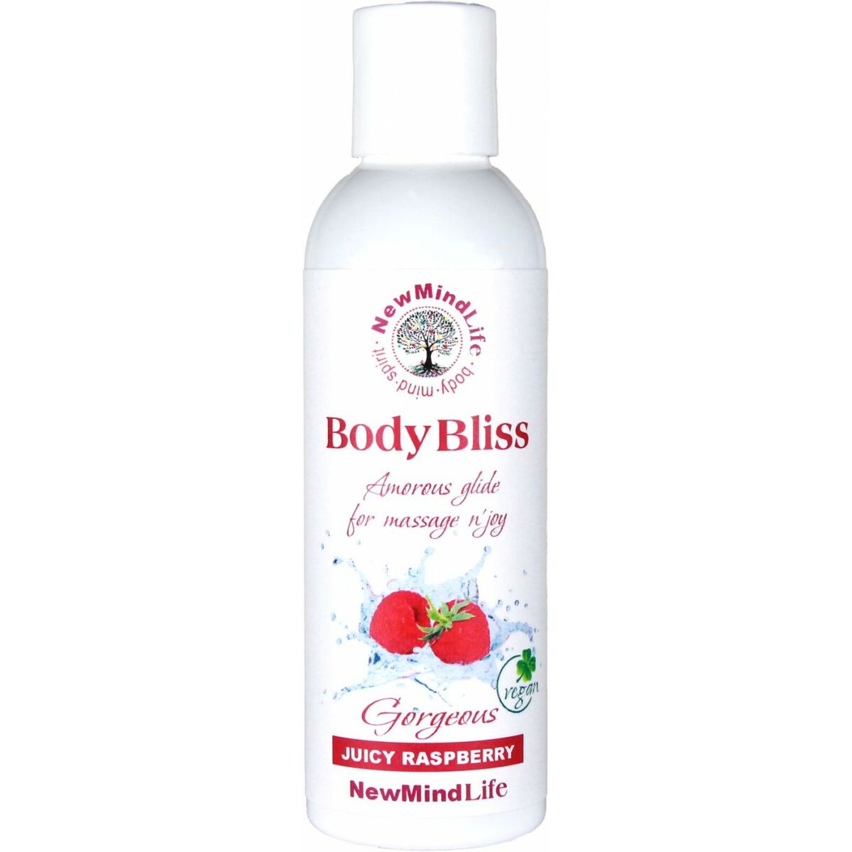 Glidmedel Nature Body 100 ml Hallon