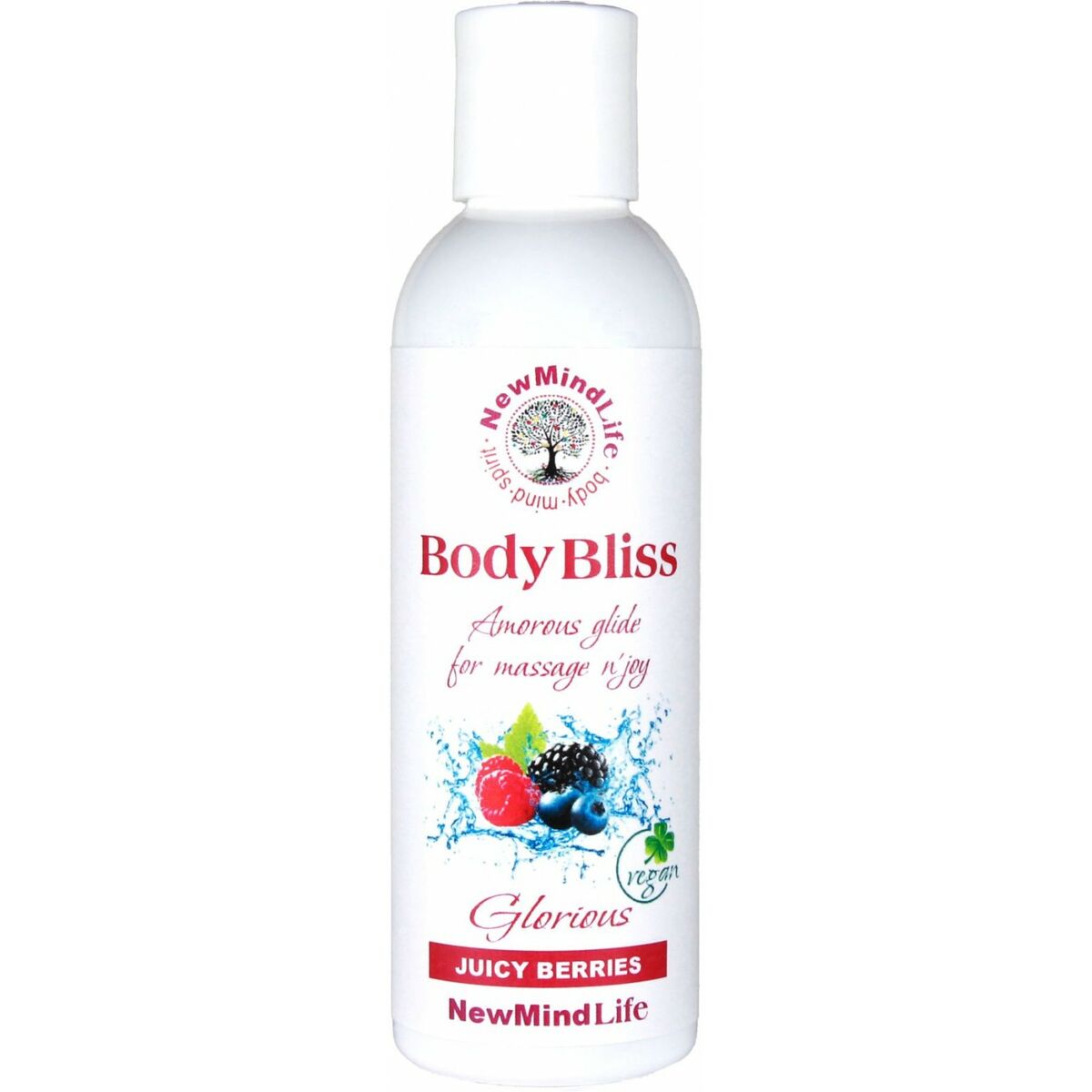Glidmedel Nature Body 100 ml Röda Bär