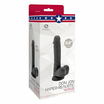 Realistisk dildo S Pleasures Don Jon Silikon (13 cm)