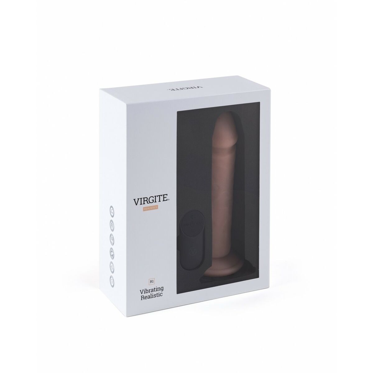 Realistisk vibrator Virgite 19 cm - 5