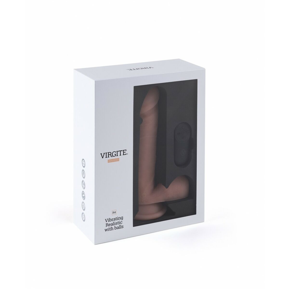 Realistisk vibrator Virgite 19 cm - 3