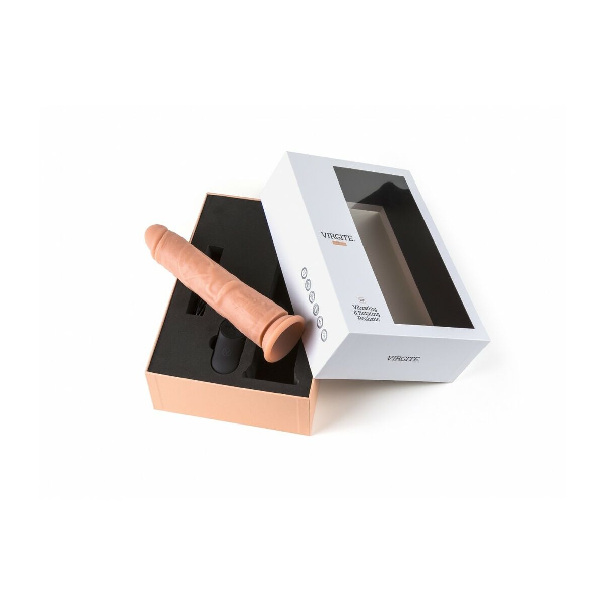 Realistisk vibrator Virgite 21 cm - 4