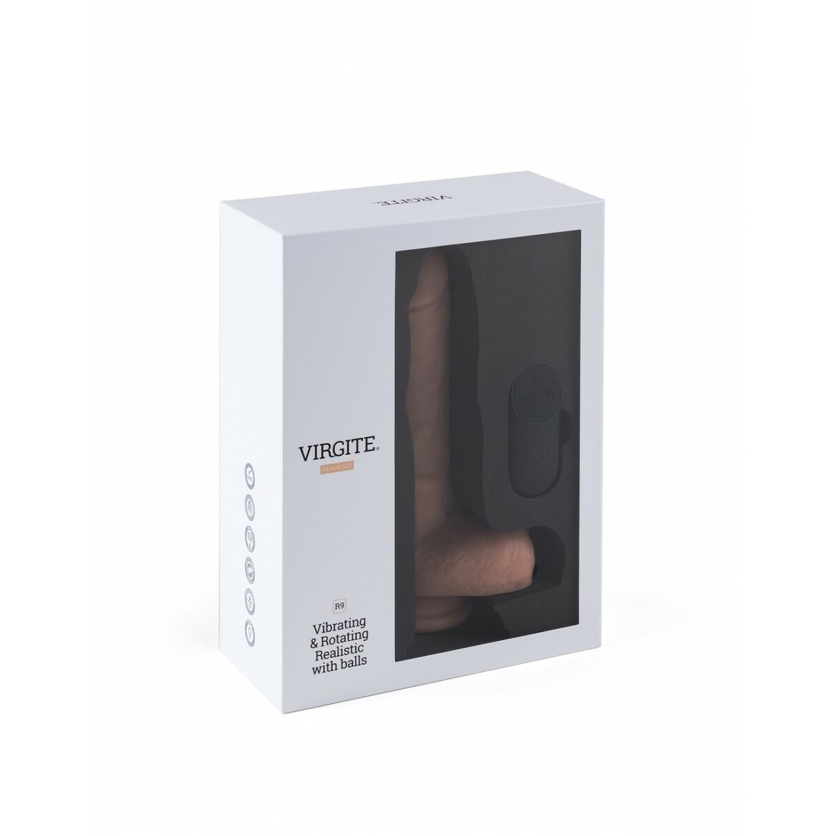Realistisk vibrator Virgite 19 cm - 5