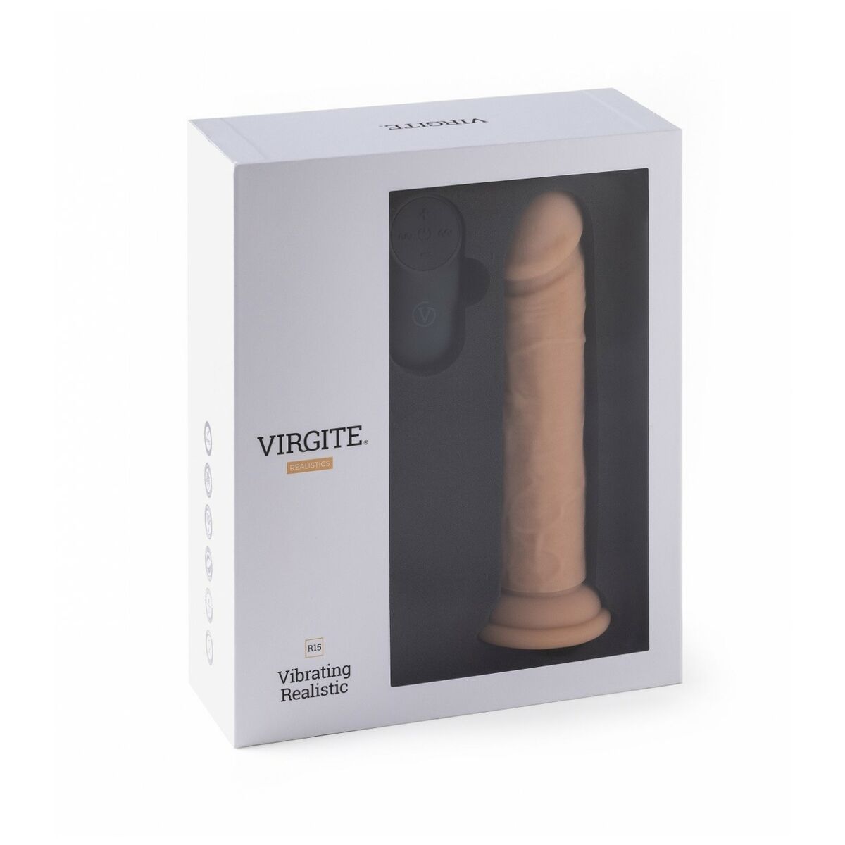 Realistisk vibrator Virgite 16,5 cm - 4