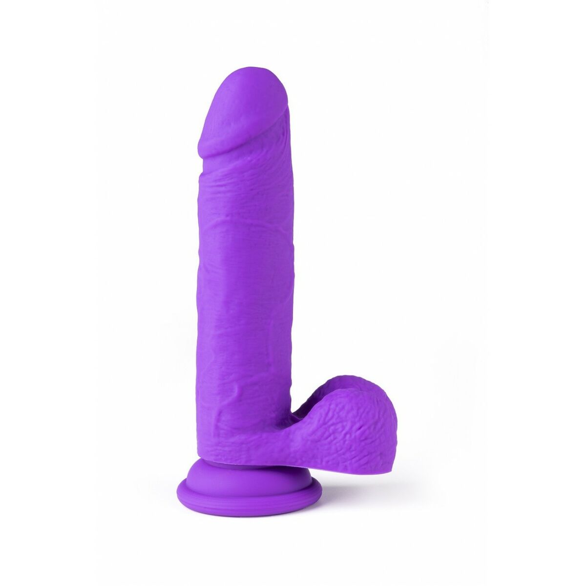 Realistisk vibrator Virgite Purpur 16 cm - 2
