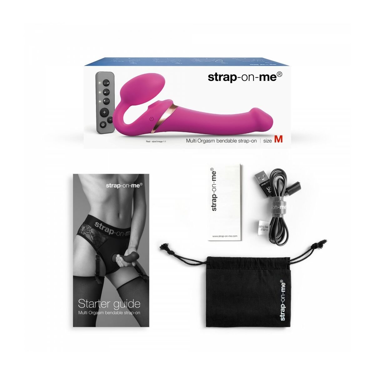 Vibrator Strap-on-me 6017425 Rosa - 6