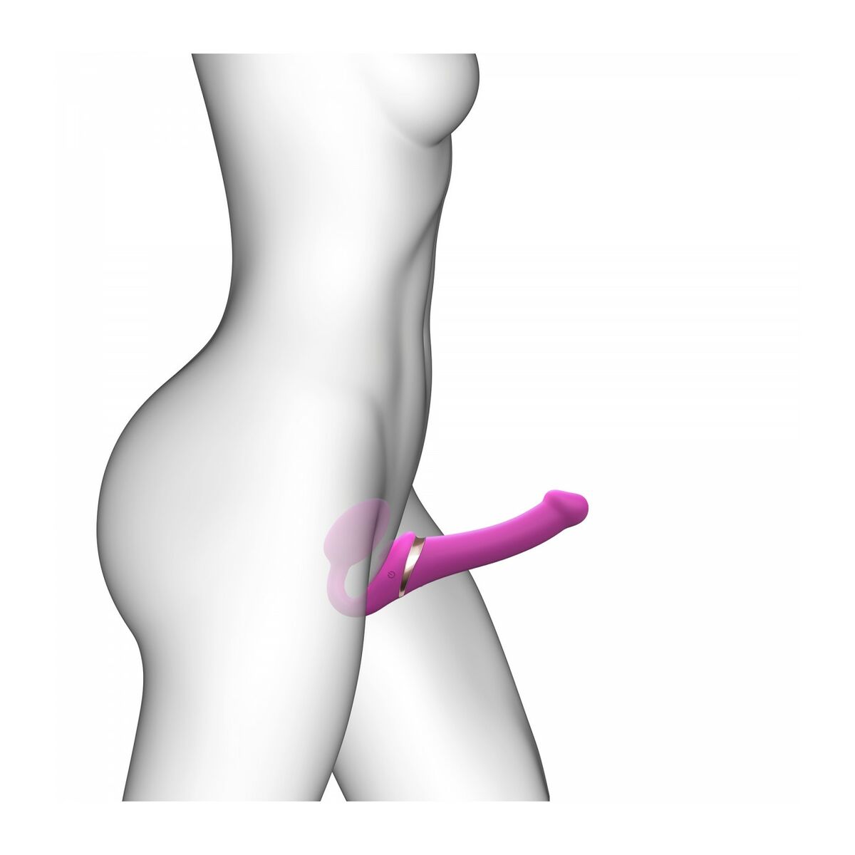 Vibrator Strap-on-me 6017425 Rosa - 3