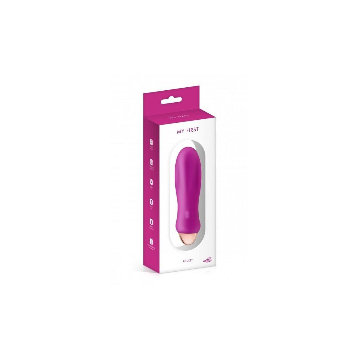 Vibrator My First Rosa Silikon - 3