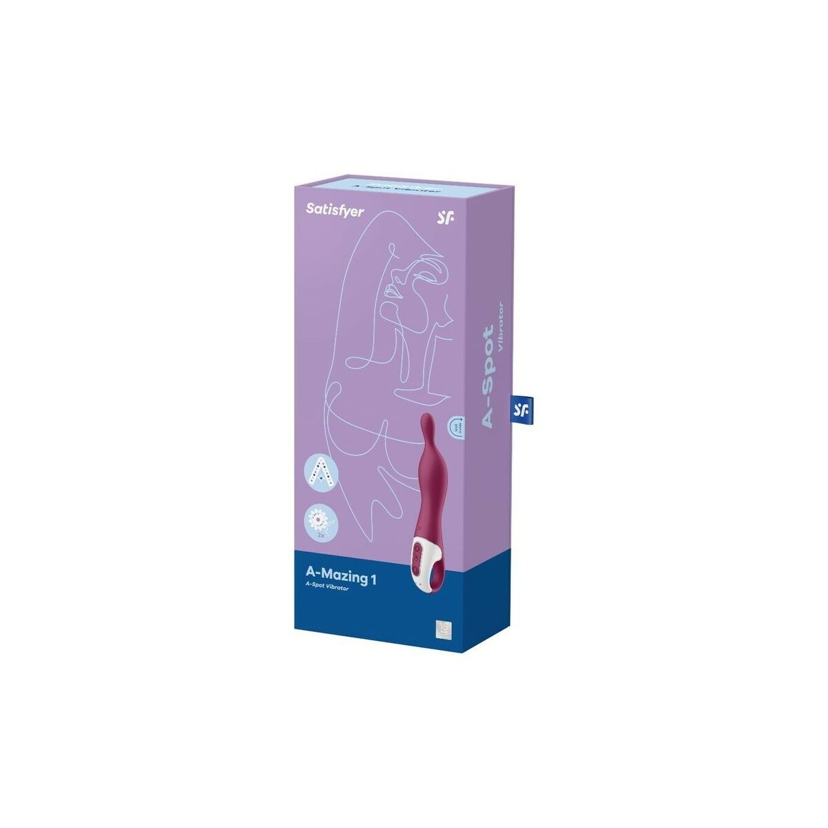 Vibrator Satisfyer A-Amanzing Blå - 3