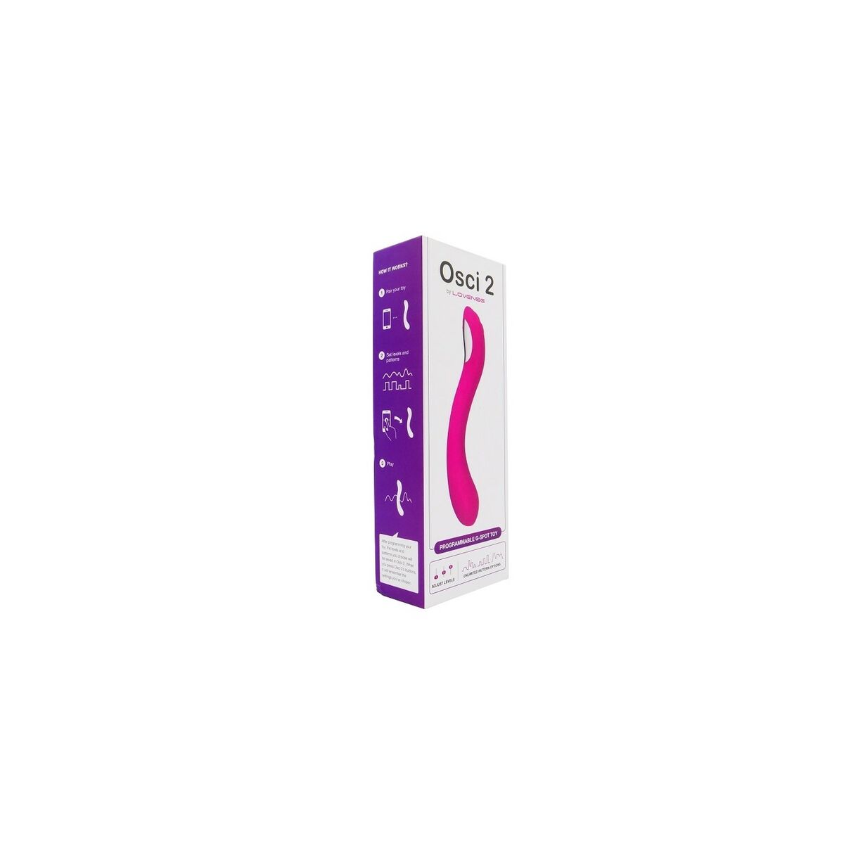 Massageapparat för par Lovense Osci Rosa - 8