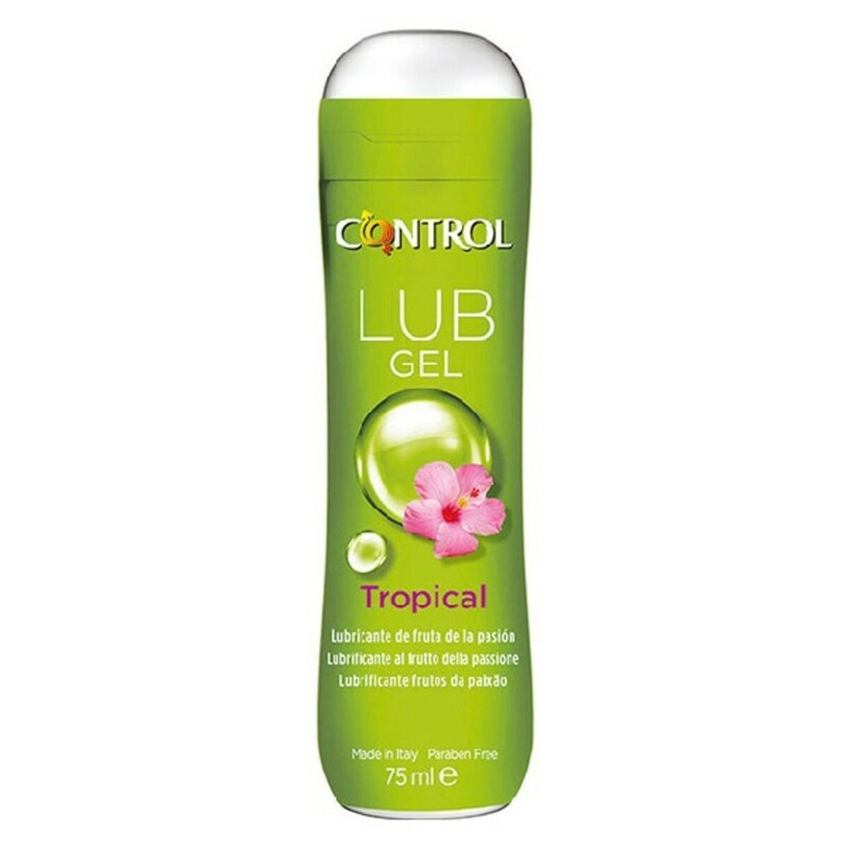 Slide Vattenbaserat Glidmedel Lub Tropical Control Passionsfrukt 75 ml - 7
