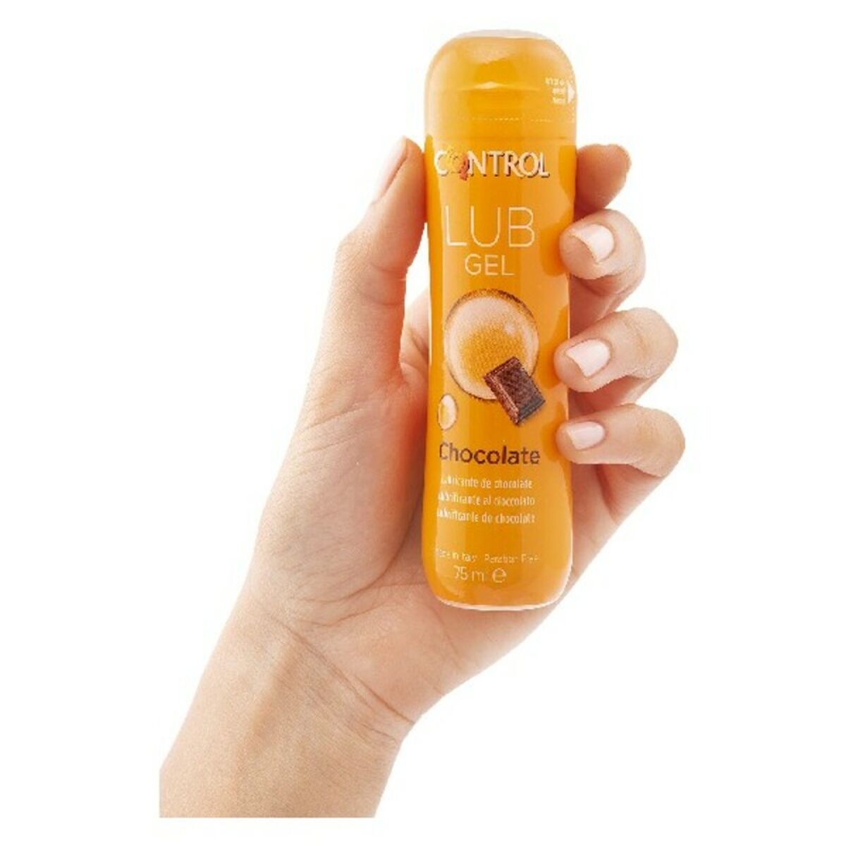 Slide Vattenbaserat Glidmedel Chocolate Control Choklad 75 ml - 2
