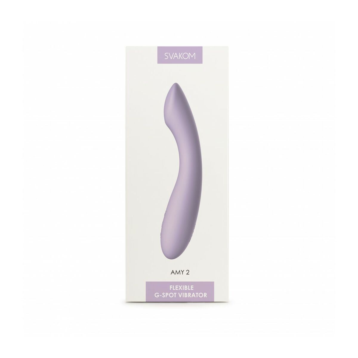 Klassisk vibrator Svakom Pastellblå Lila - 2