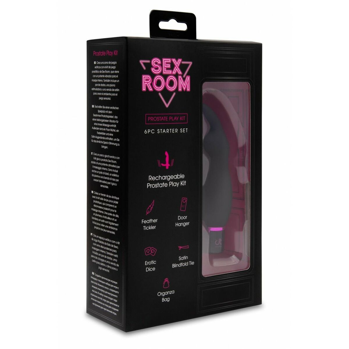 Patronvibrator Sex Room RAUNCHY Svart Set - 2