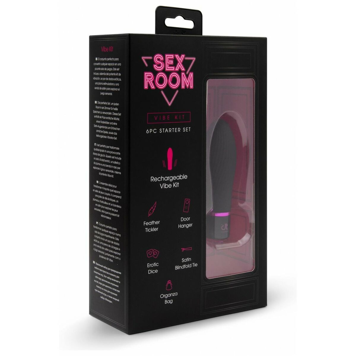 Patronvibrator Sex Room Vibe Svart Set - 2
