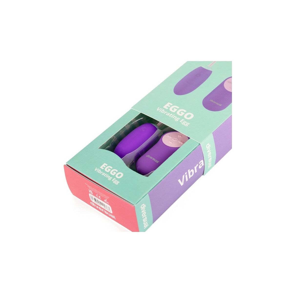 Äggvibrator Diversual Purpur - 3