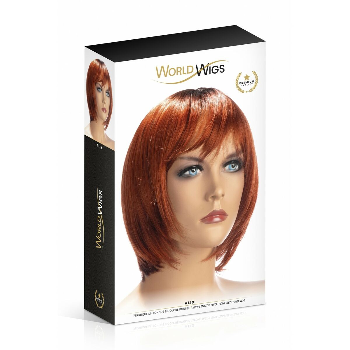 Erotisk Accessoar World Wigs Alix Svart Peruk - 2