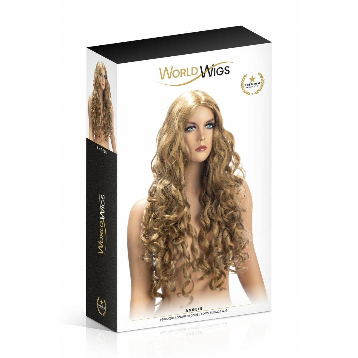 Erotisk Accessoar World Wigs Angele Svart Peruk - 2