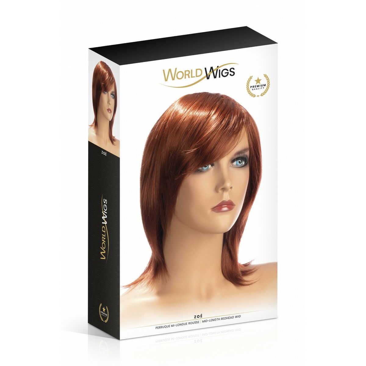 Erotisk Accessoar World Wigs Zoe Röd Peruk - 2