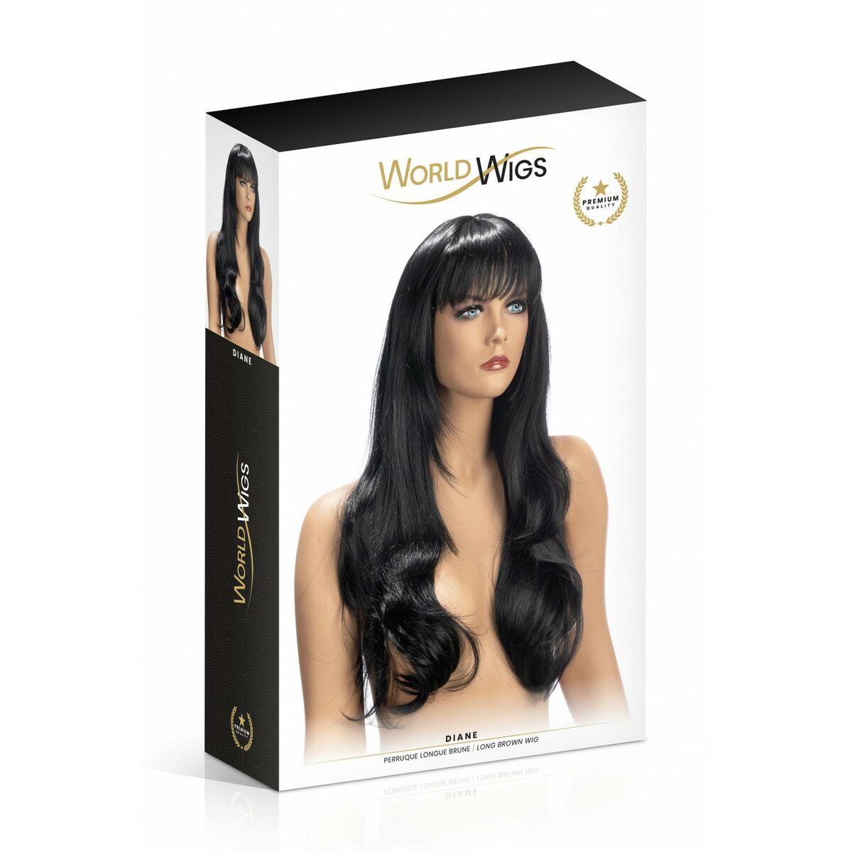 Erotisk Accessoar World Wigs Diane Brun Peruk - 2