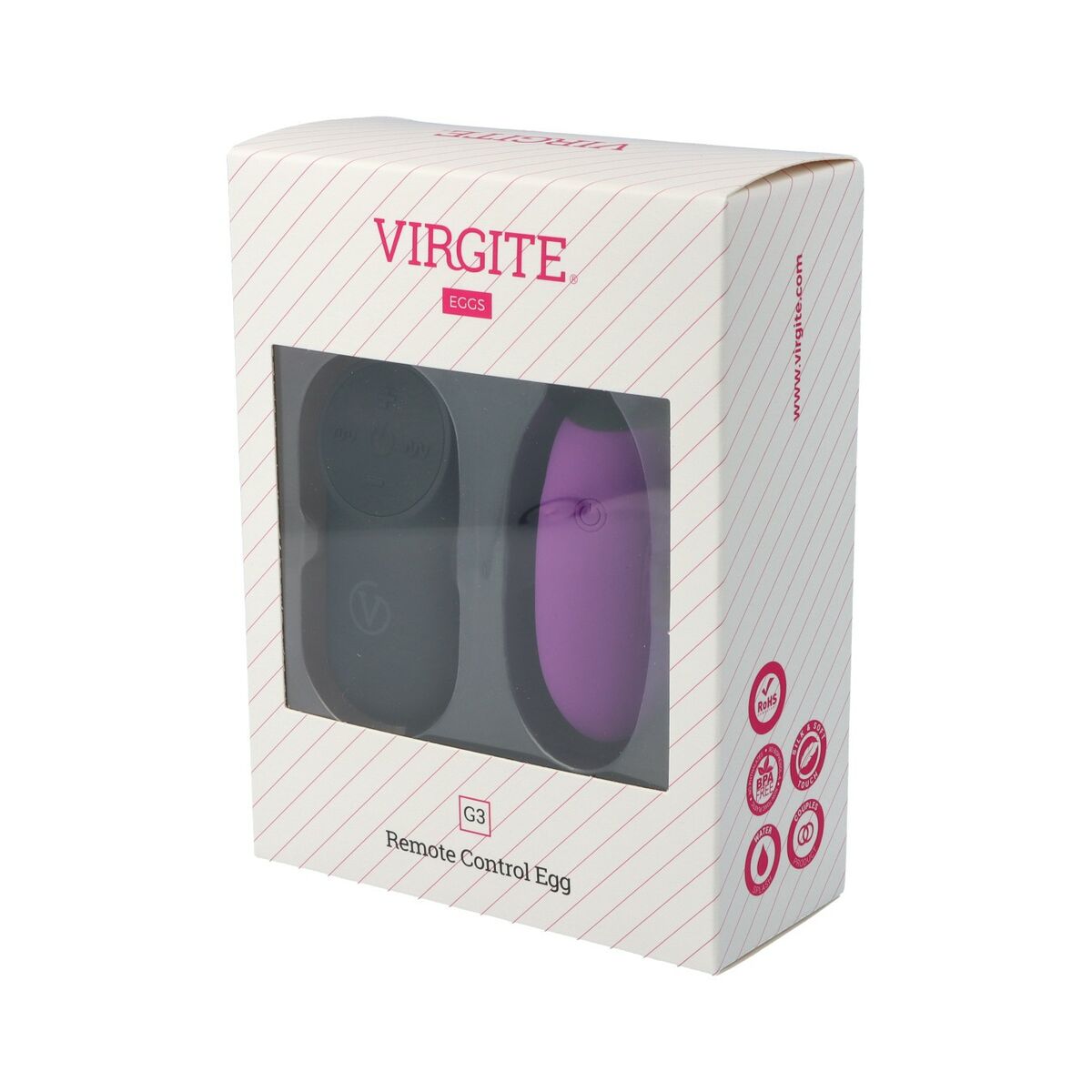 Äggvibrator Virgite Purpur - 8