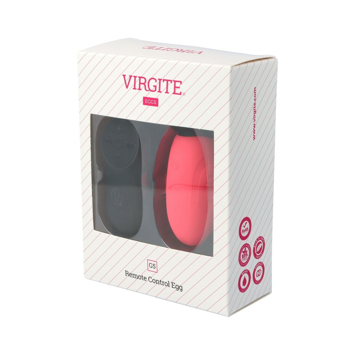 Äggvibrator Virgite Rosa - 6