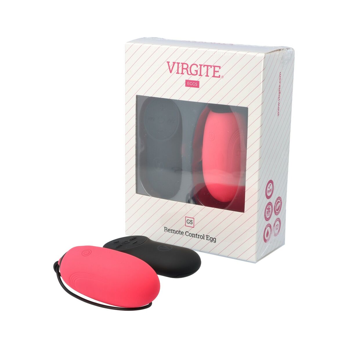 Äggvibrator Virgite Rosa - 2