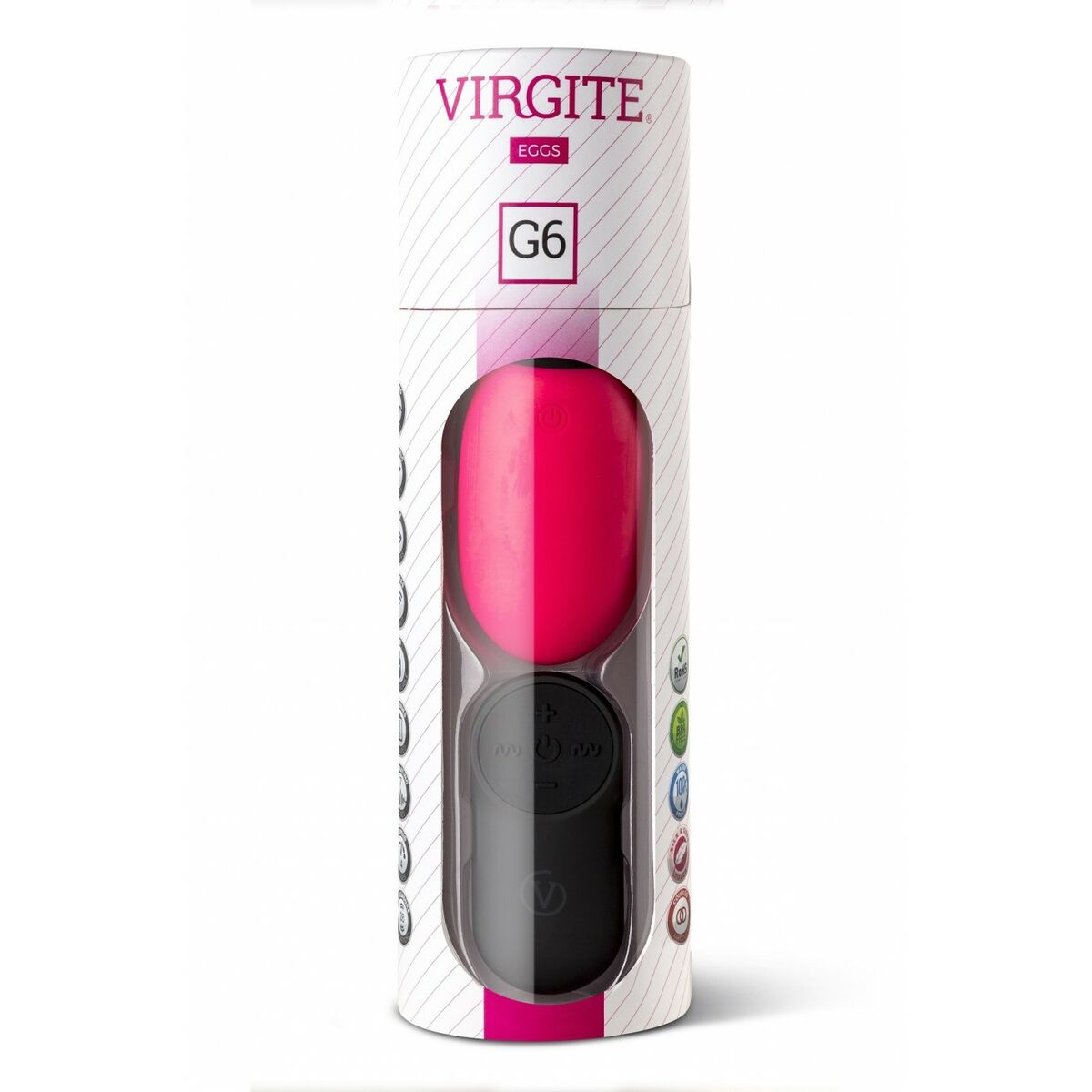 Äggvibrator Virgite Rosa - 3