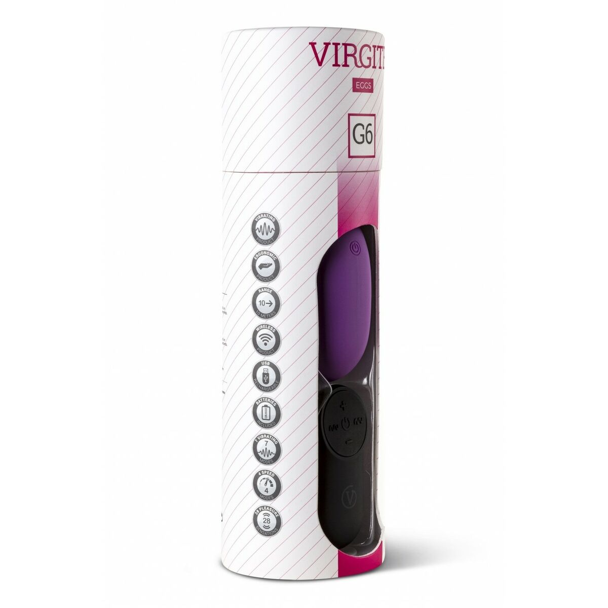 Äggvibrator Virgite Purpur - 7