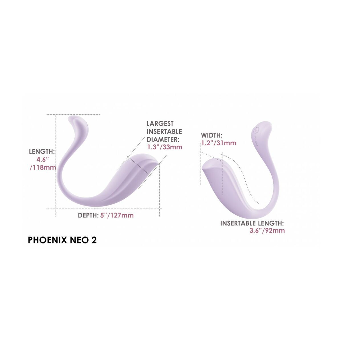 Patronvibrator Svakom Lila - 4