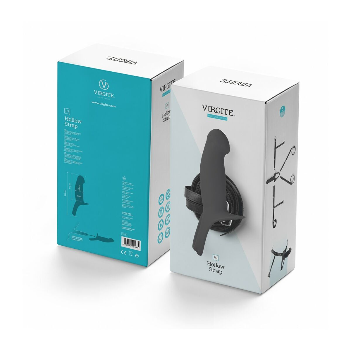Strap-on dildo Virgite Svart S - 3