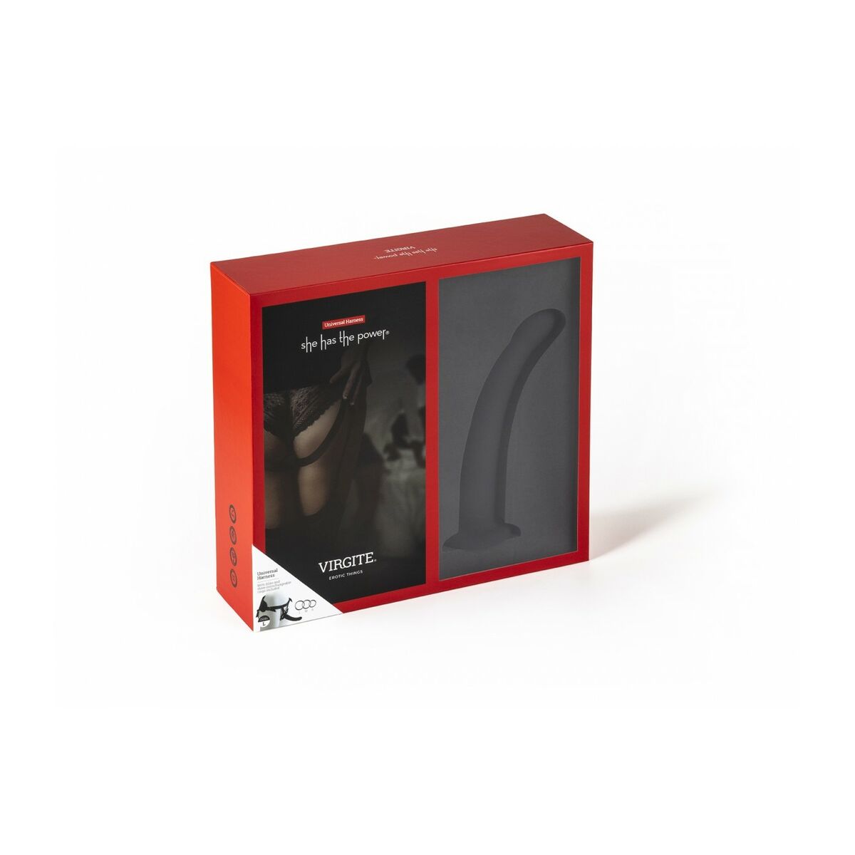 Strap-on dildo Virgite Svart L - 8
