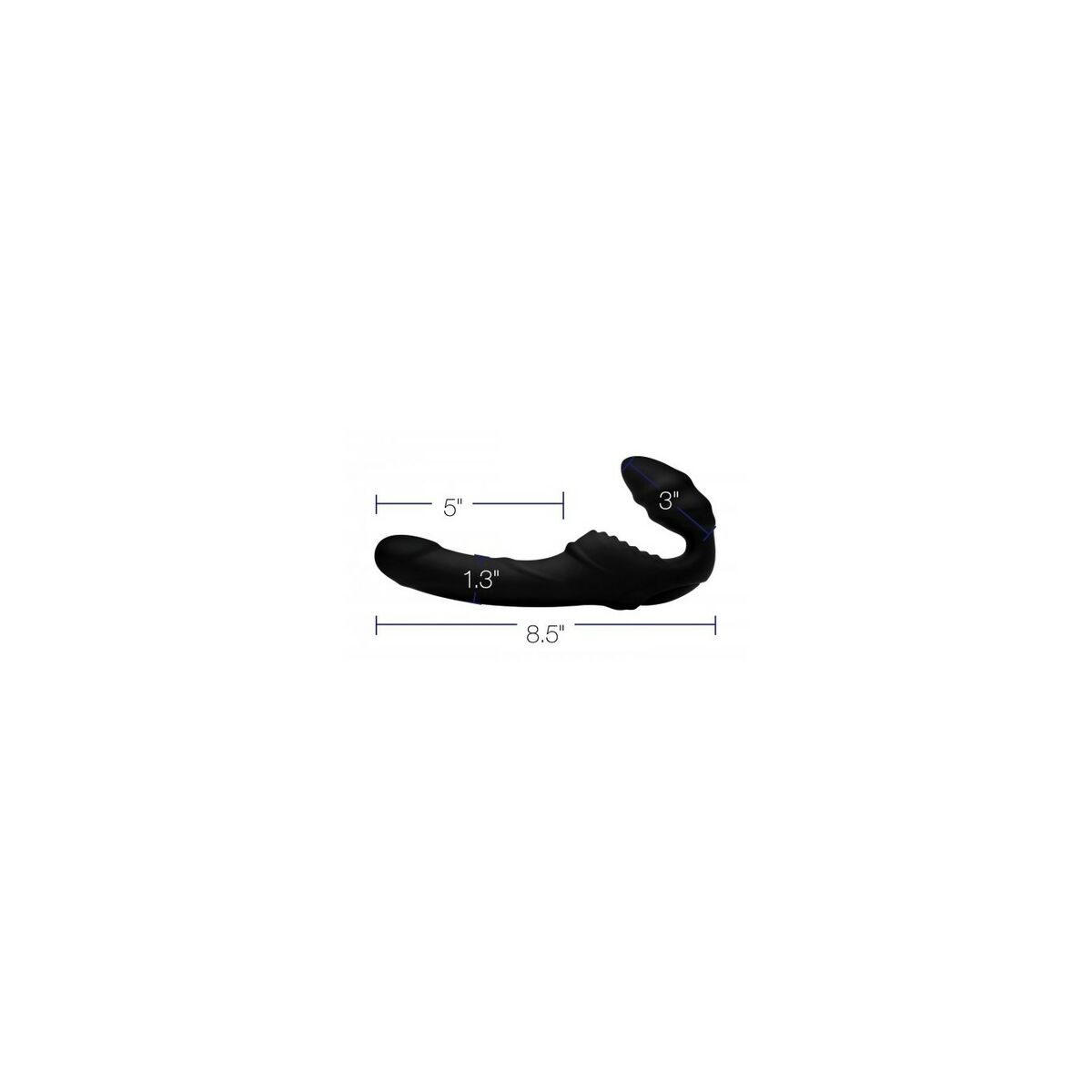 Strap-on dildo XR Svart - 4