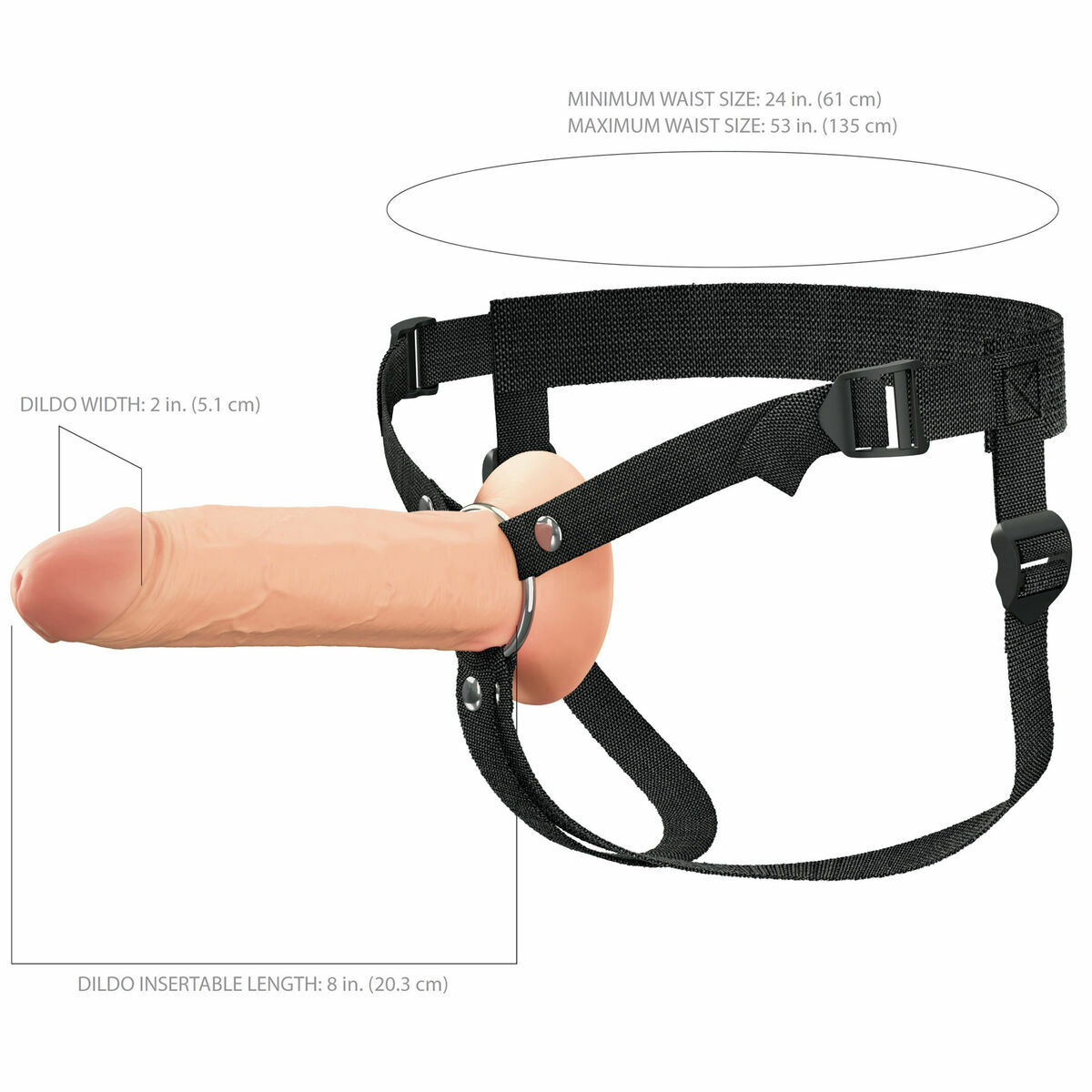 Strap-on dildo Pipedream - 7