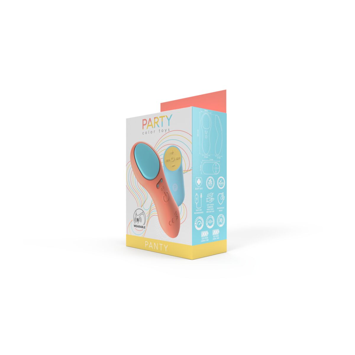 Massageapparat för par Party Color Toys - 2