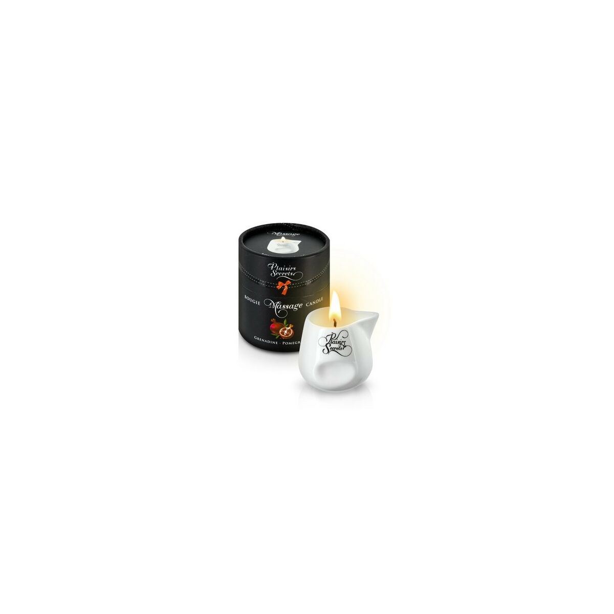 Massageljus Plaisirs Secrets Granatäpple 80 ml