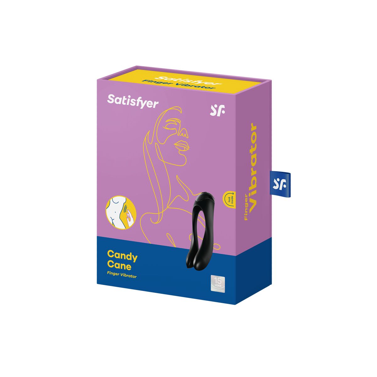 Massageapparat för par Satisfyer Candy Cane Svart - 6