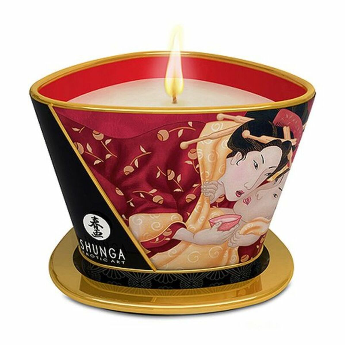 Massageljus Shunga Jordgubbschampagne 170 ml - 2