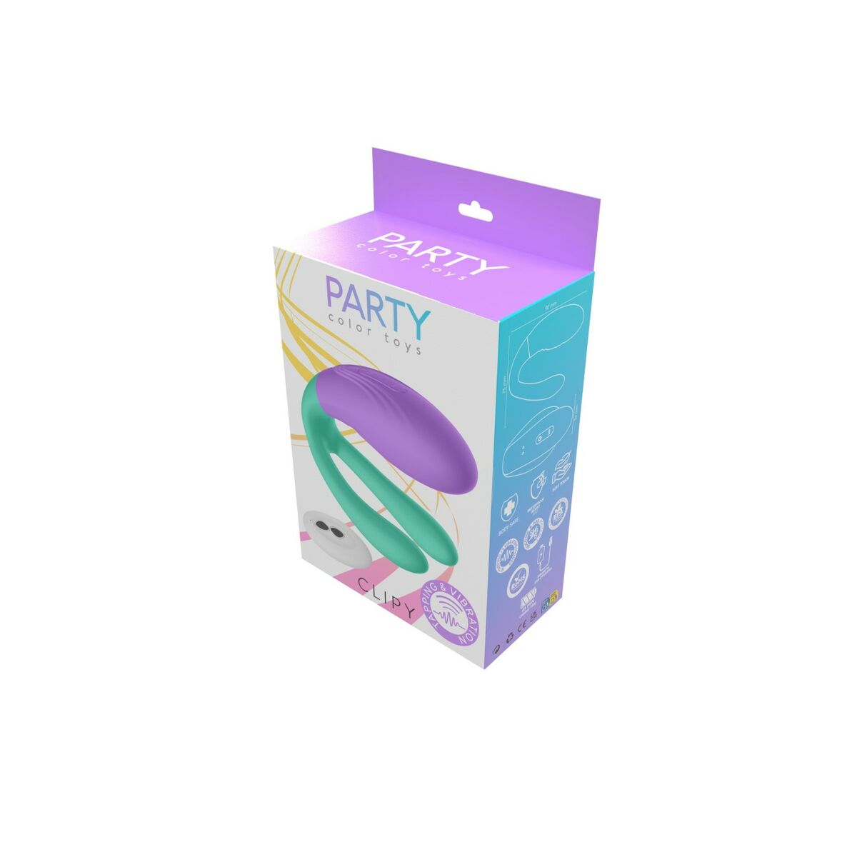 Massageapparat för par Party Color Toys - 5