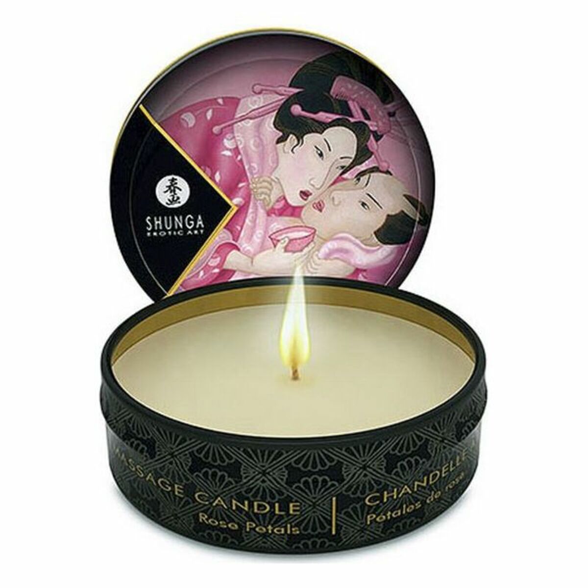 Massageljus Shunga 11568 30 ml Rosor - 2