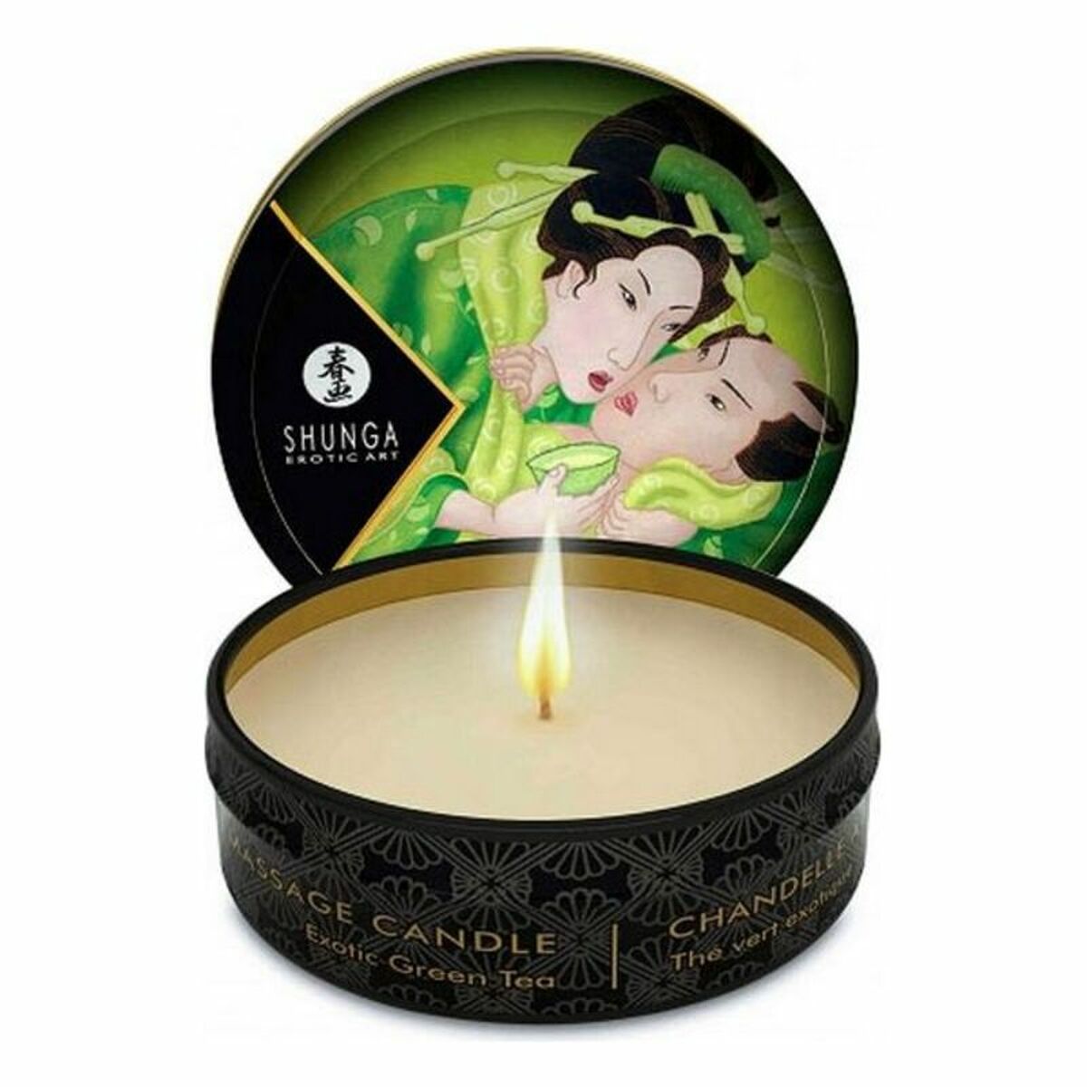 Massageljus Shunga 9046114 Grönt te 30 ml