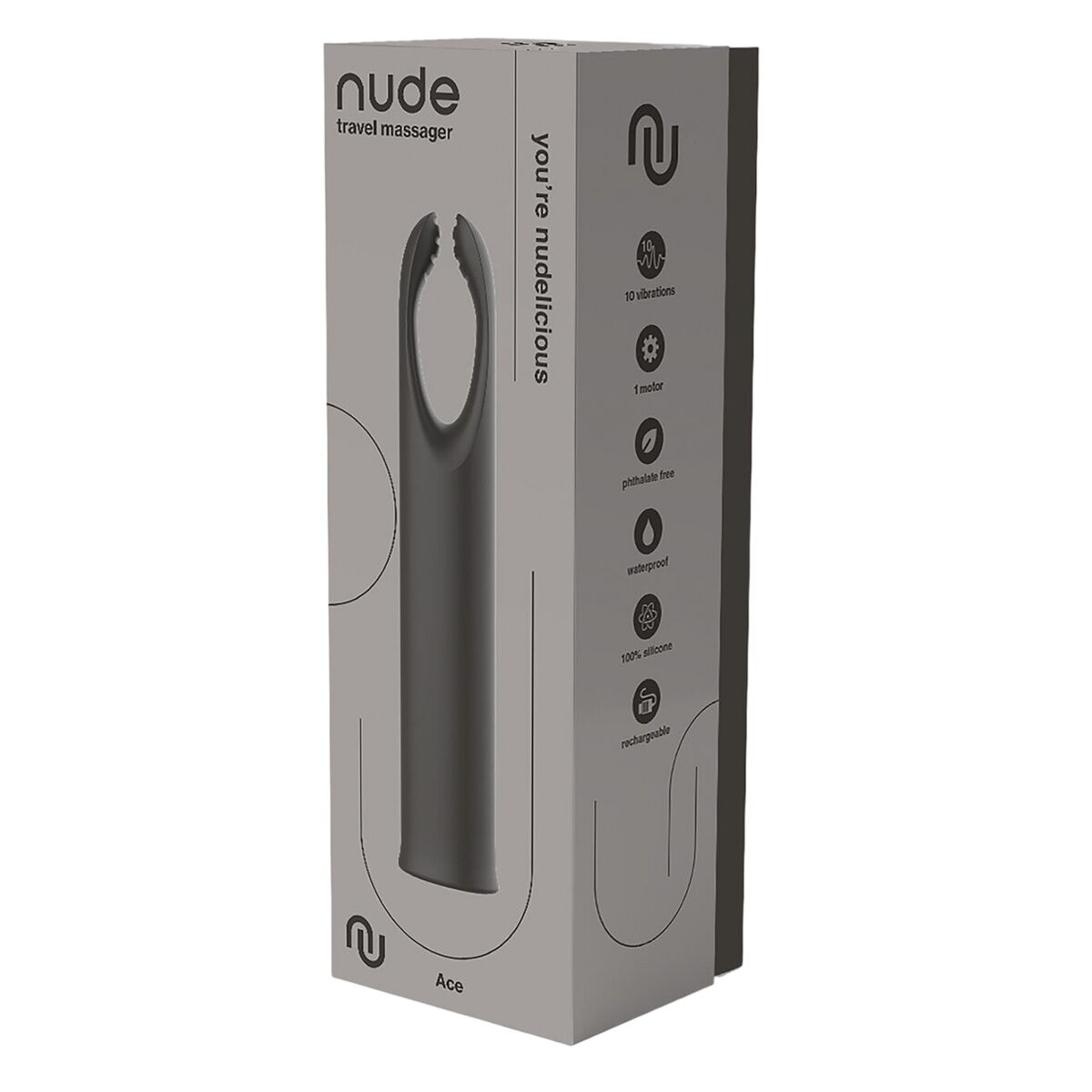 Massagemedel Nude Svart Resa - 3