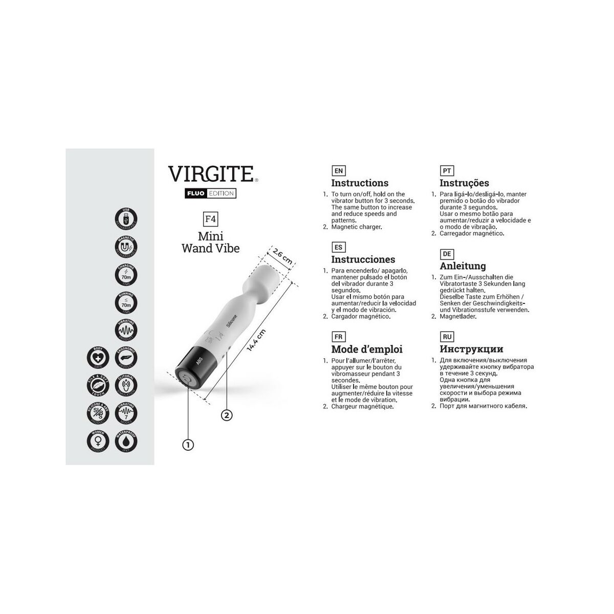 Massagemedel Virgite Silikon - 4