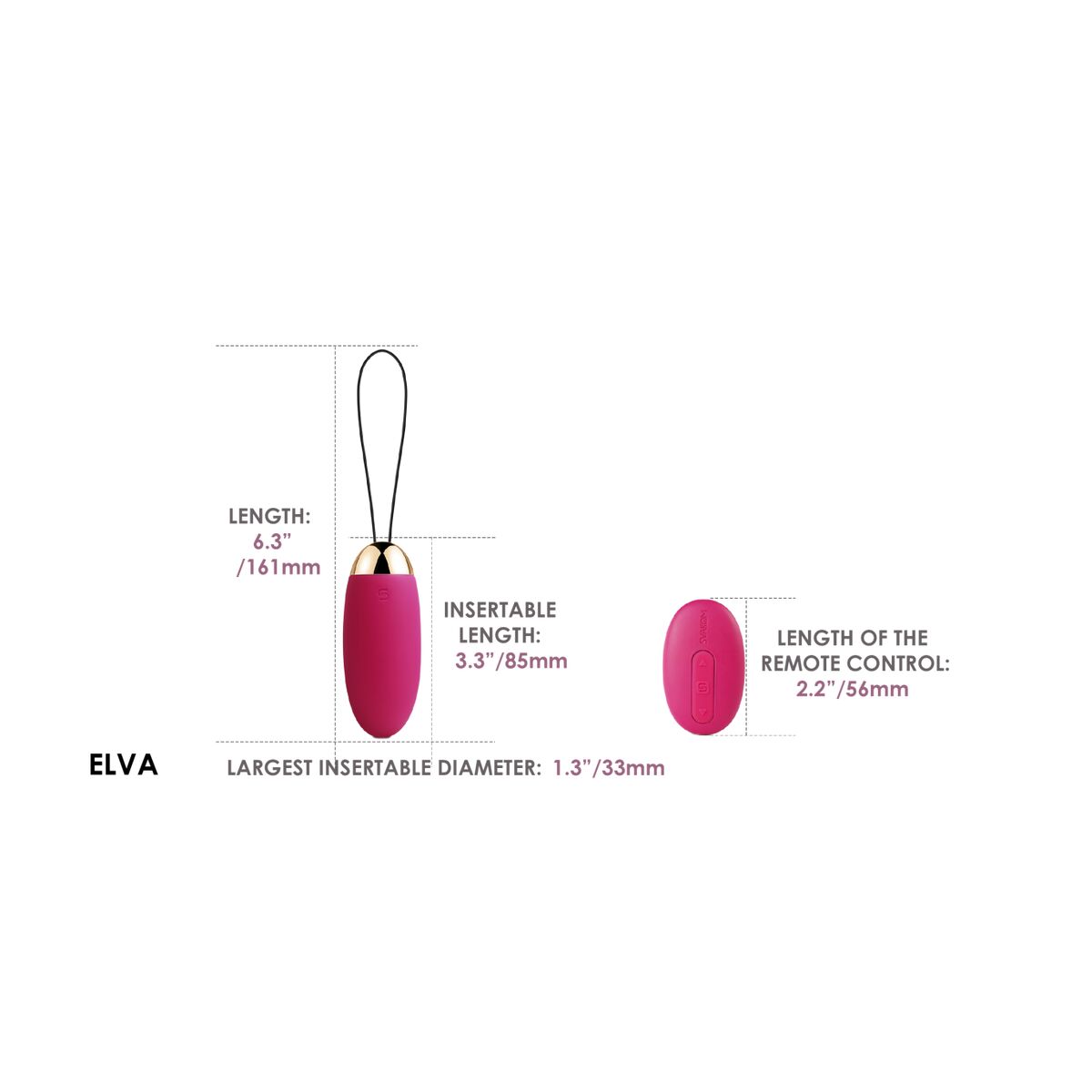 Patronvibrator Svakom Elva - 6