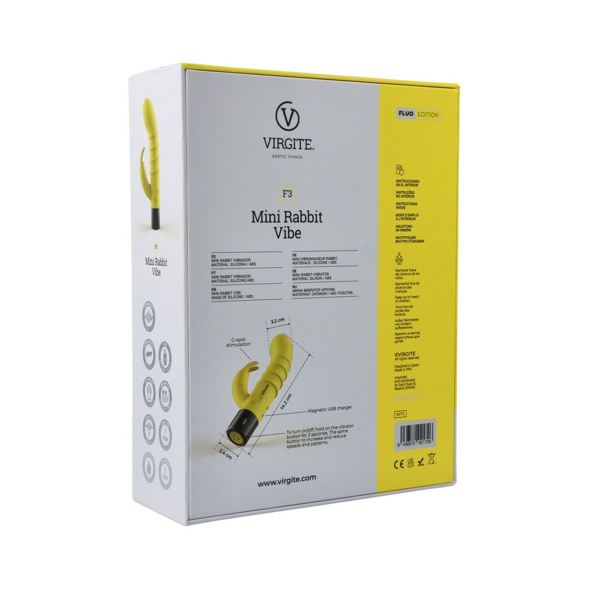 Dubbelvibrator Dual Stimulation Vibe Virgite Silikon - 8